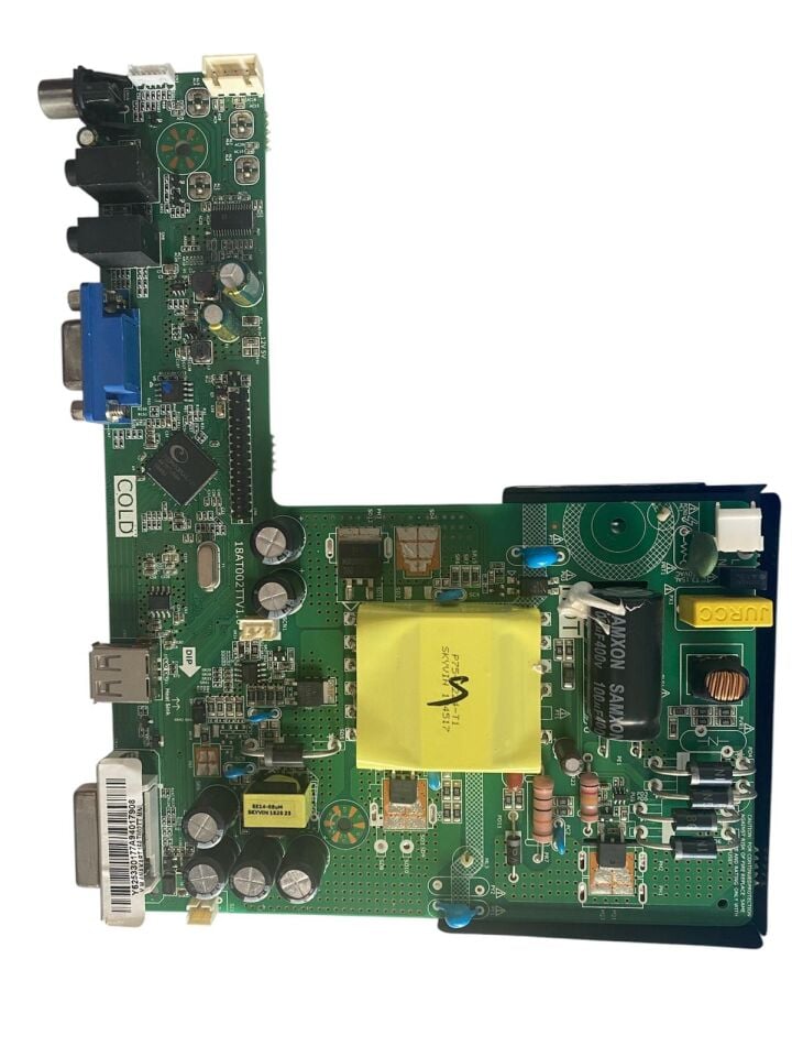 Sunny 32'' LED TV Combo Ana Kart (Main & Power Board) - 18AT002TTV1.0 / Sunny SN32DAL3038/1022 Orijinal