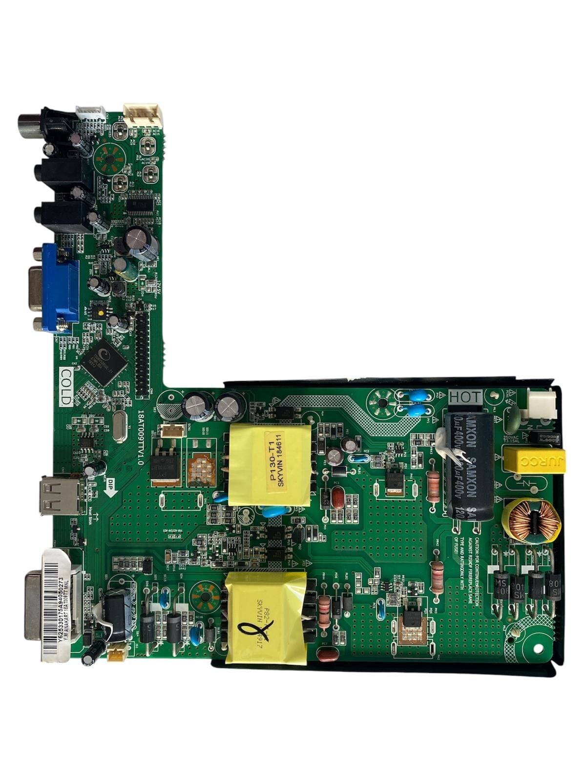 Hi-Level 40'' Full HD LED TV Combo Ana Kart (Main & Power Board) - 18AT009TTV1.0 / HL40DLK0938/1022 Orijinal