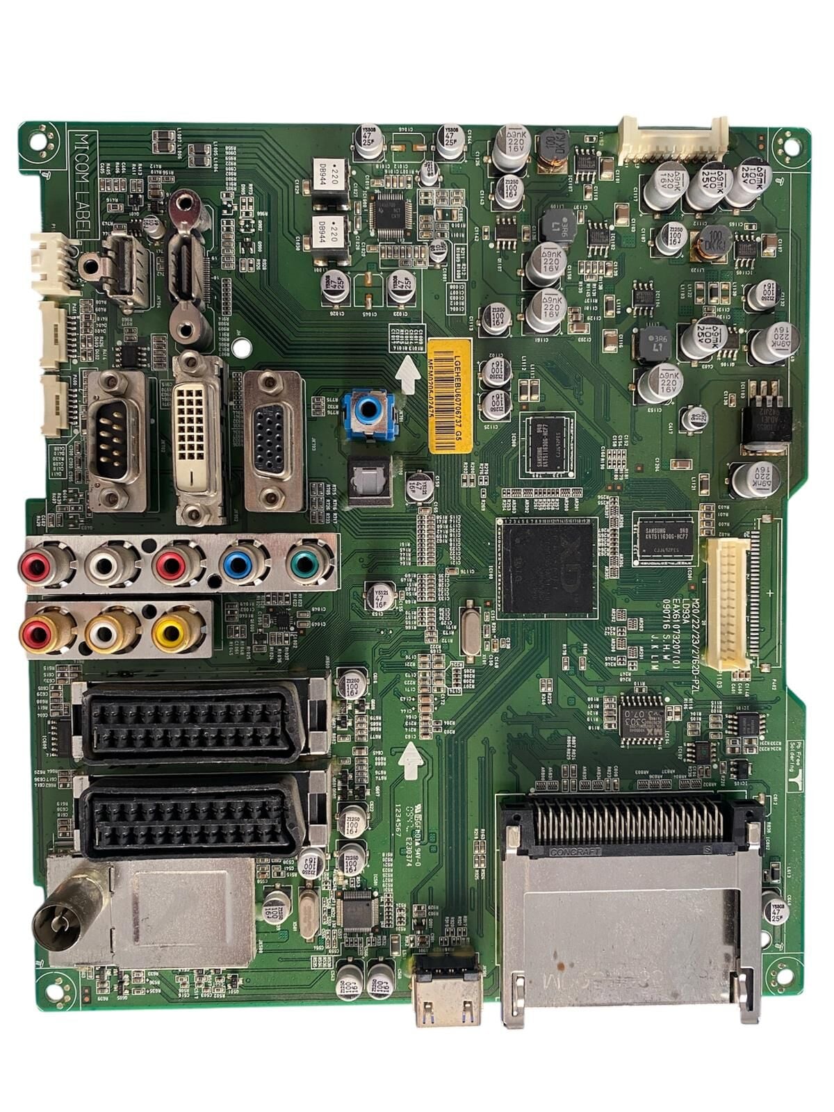 LG 27'' Full HD TV Monitör Ana Kart (Main Board) - EAX61073207(0) / LD93A / LG M2762D Orijinal
