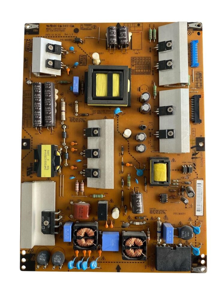 LG 32''-37'' Full HD LED TV Güç ve Besleme Kartı (Power Supply Board) - LGP3237-10Y / EAY61770201 / LG 37LE4500 Orijinal