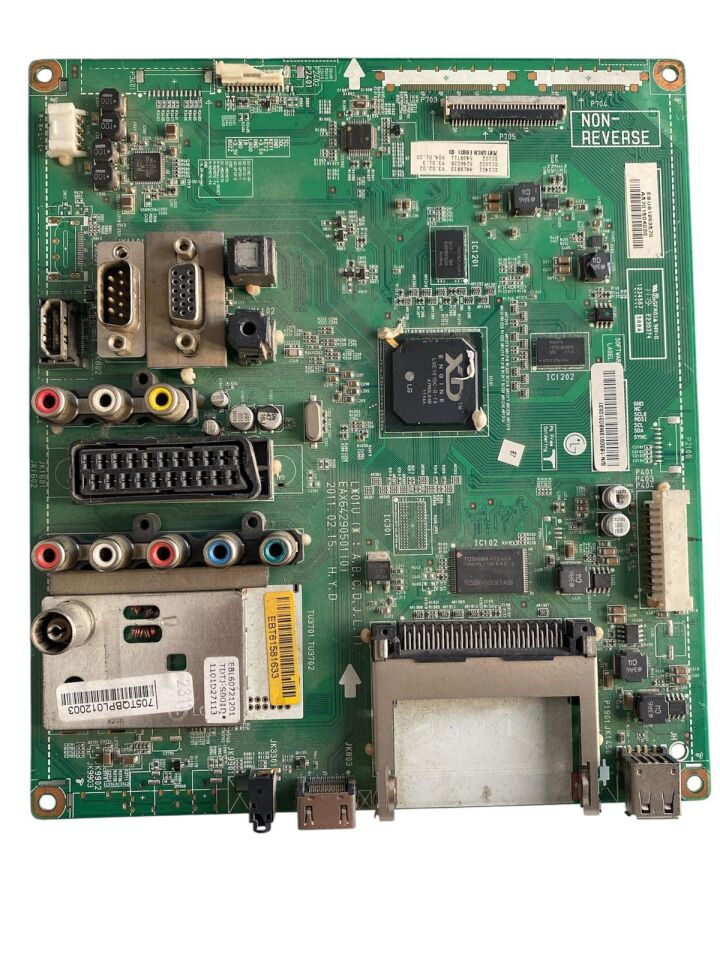LG 32''-42'' Full HD LED TV Ana Kart (Main Board) - EAX64290501(0) / EBR6126370 / LG 32LV3550 / 42LV3550 Orijinal